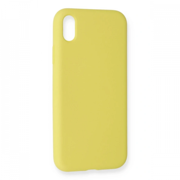 Newface iPhone XR Kılıf Nano içi Kadife Silikon