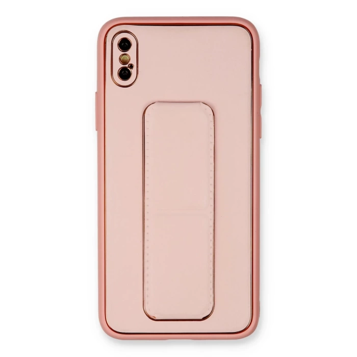 Newface iPhone XS Max Kılıf Coco Deri Standlı Kapak