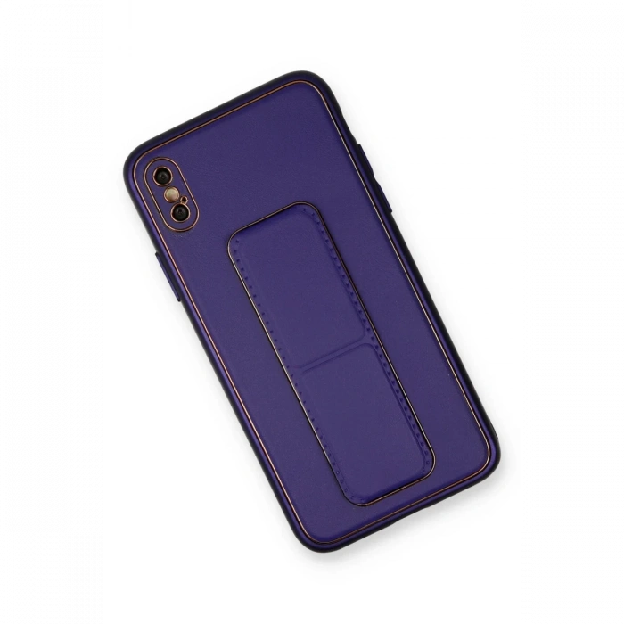 Newface iPhone XS Max Kılıf Coco Deri Standlı Kapak