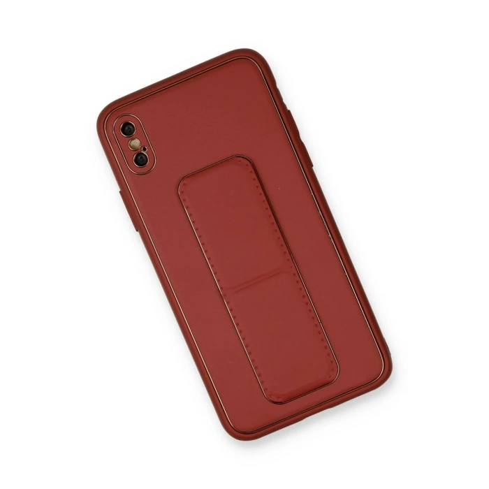 Newface iPhone XS Max Kılıf Coco Deri Standlı Kapak