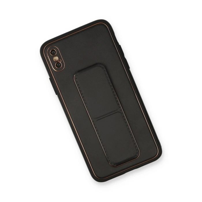 Newface iPhone XS Max Kılıf Coco Deri Standlı Kapak