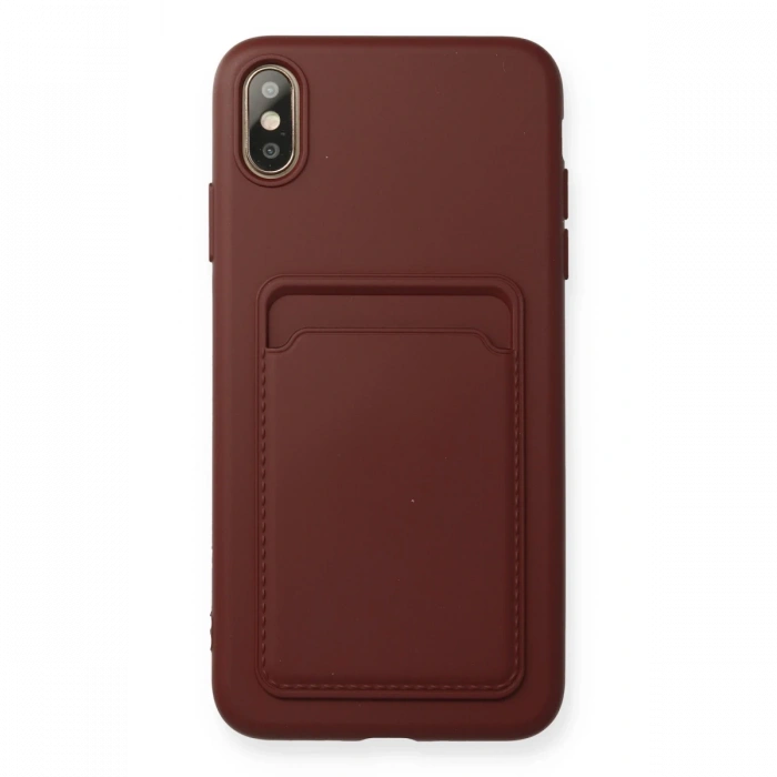 Newface iPhone XS Max Kılıf Kelvin Kartvizitli Silikon