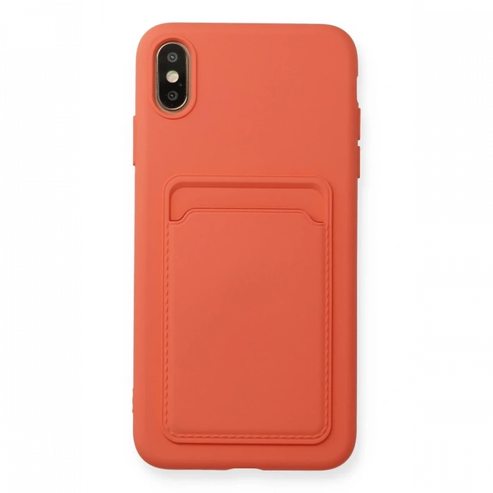 Newface iPhone XS Max Kılıf Kelvin Kartvizitli Silikon