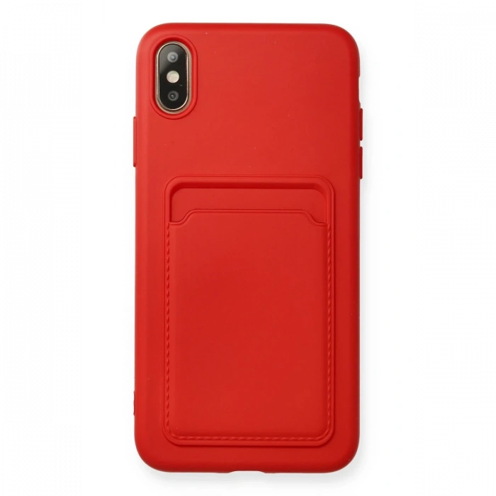 Newface iPhone XS Max Kılıf Kelvin Kartvizitli Silikon