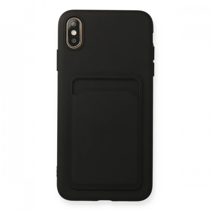 Newface iPhone XS Max Kılıf Kelvin Kartvizitli Silikon