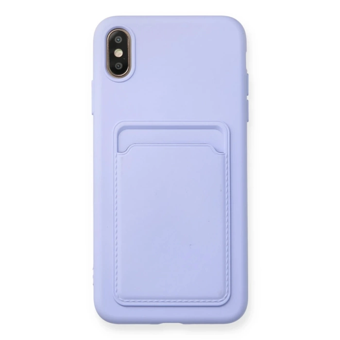 Newface iPhone XS Max Kılıf Kelvin Kartvizitli Silikon