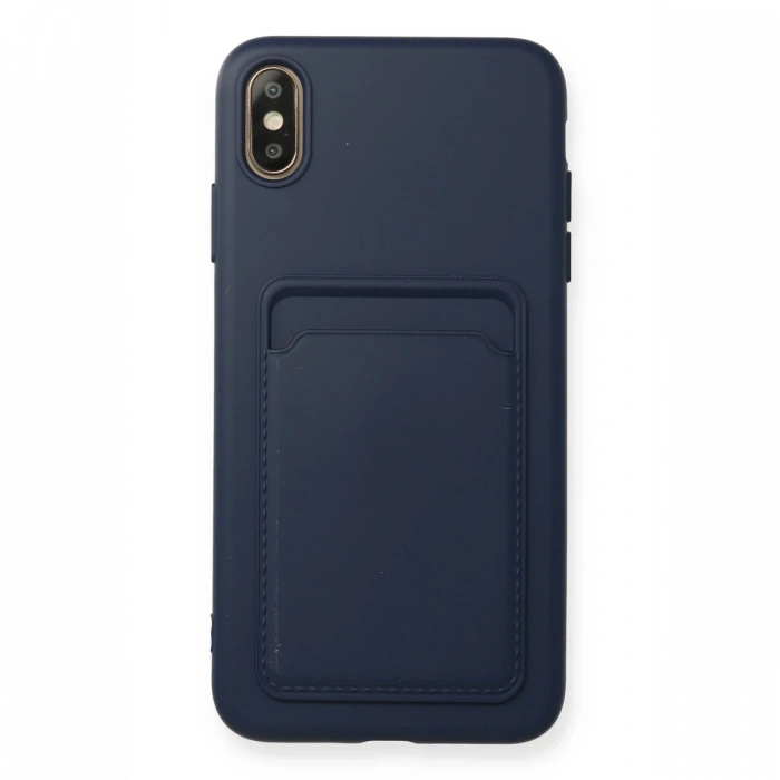 Newface iPhone XS Max Kılıf Kelvin Kartvizitli Silikon