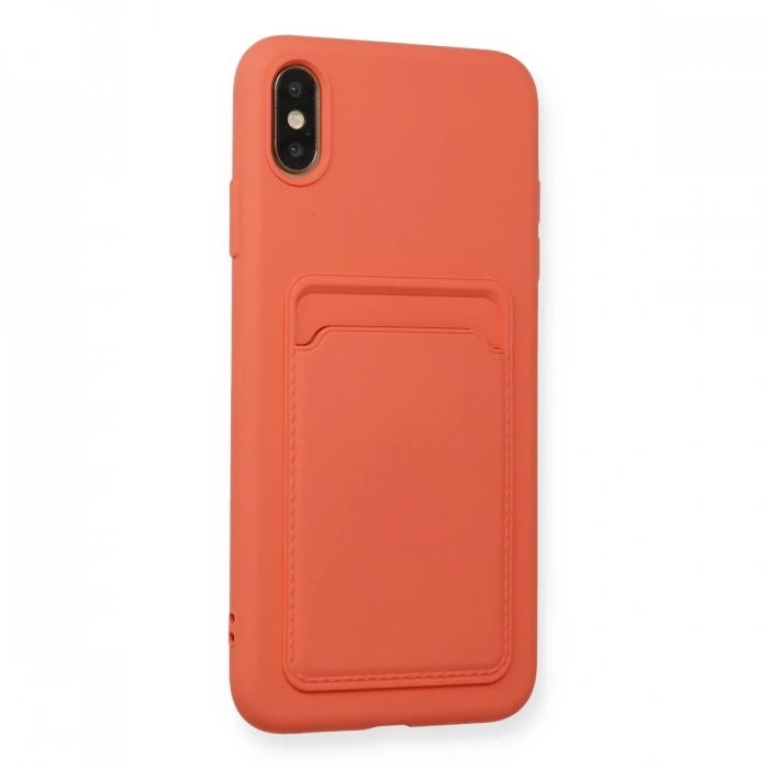 Newface iPhone XS Max Kılıf Kelvin Kartvizitli Silikon