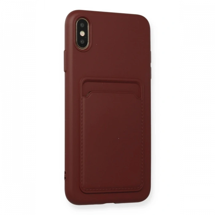 Newface iPhone XS Max Kılıf Kelvin Kartvizitli Silikon