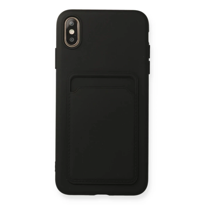 Newface iPhone XS Max Kılıf Kelvin Kartvizitli Silikon