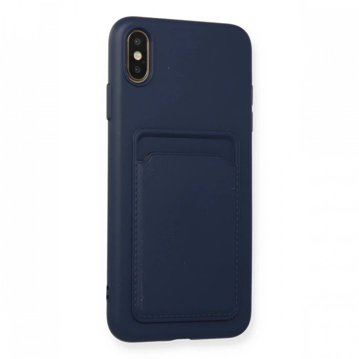 Newface iPhone XS Max Kılıf Kelvin Kartvizitli Silikon