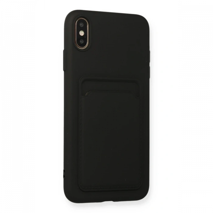 Newface iPhone XS Max Kılıf Kelvin Kartvizitli Silikon