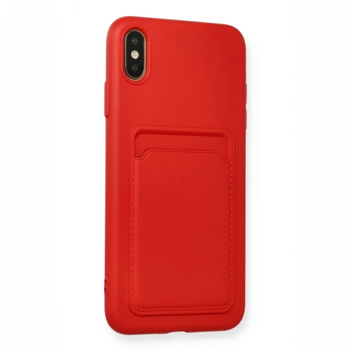 Newface iPhone XS Max Kılıf Kelvin Kartvizitli Silikon