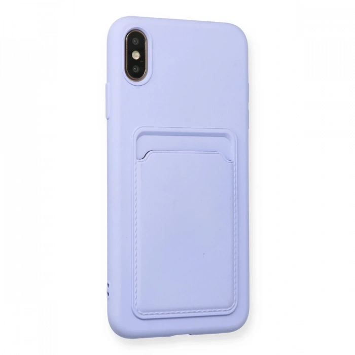 Newface iPhone XS Max Kılıf Kelvin Kartvizitli Silikon