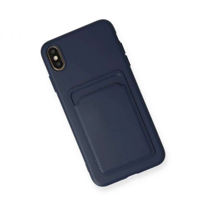 Newface iPhone XS Max Kılıf Kelvin Kartvizitli Silikon