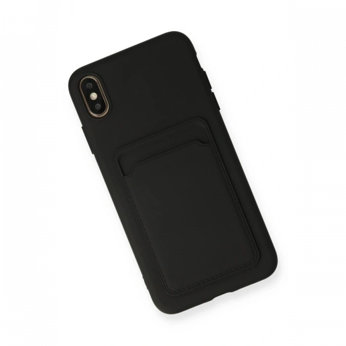 Newface iPhone XS Max Kılıf Kelvin Kartvizitli Silikon