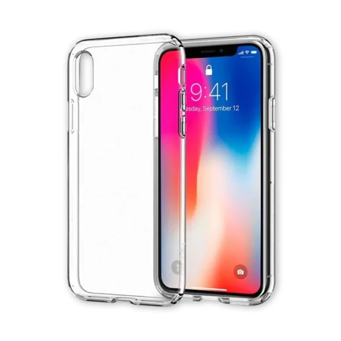 Newface iPhone XS Max Kılıf Lüx Şeffaf Silikon