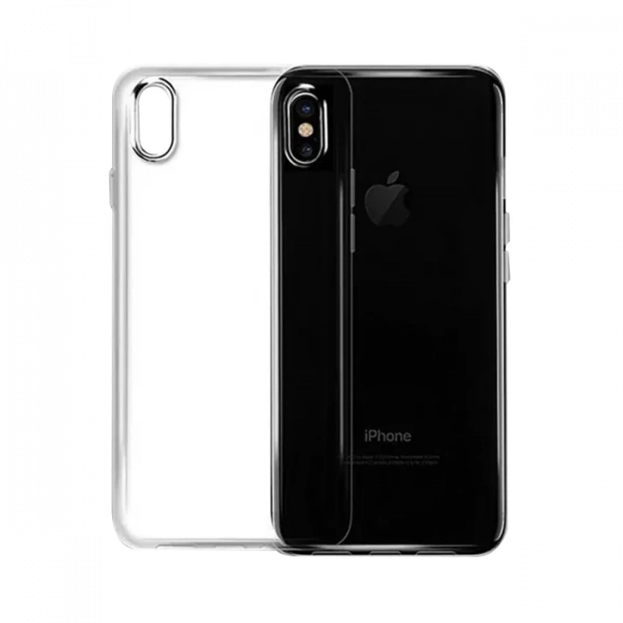 Newface iPhone XS Max Kılıf Lüx Şeffaf Silikon