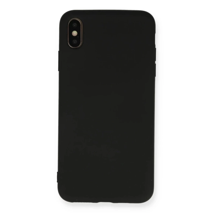 Newface iPhone XS Max Kılıf Nano içi Kadife Silikon