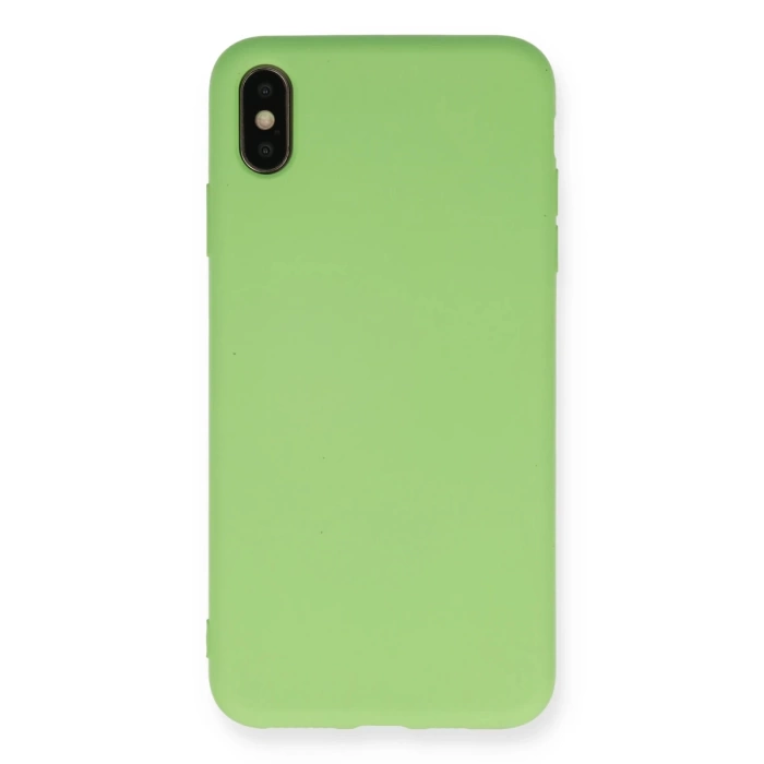 Newface iPhone XS Max Kılıf Nano içi Kadife Silikon