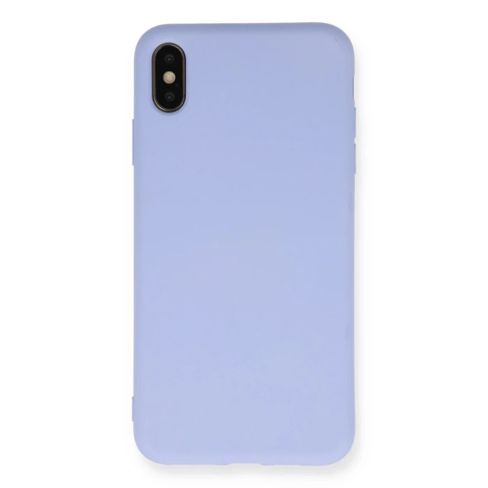 Newface iPhone XS Max Kılıf Nano içi Kadife Silikon