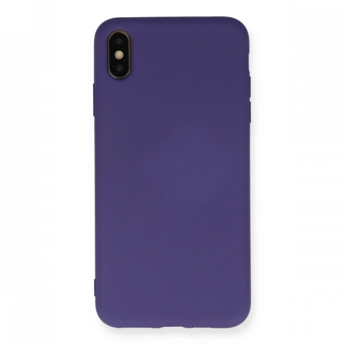 Newface iPhone XS Max Kılıf Nano içi Kadife Silikon