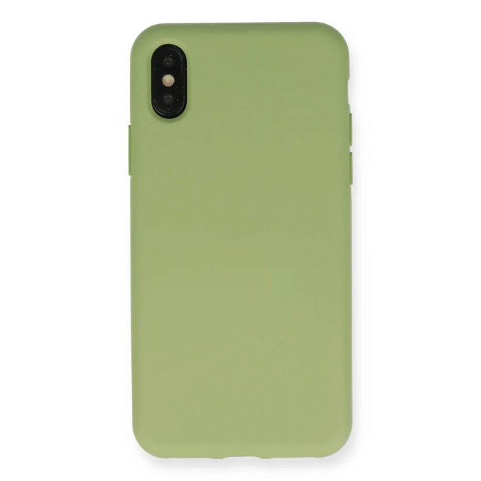 Newface iPhone XS Max Kılıf Nano içi Kadife Silikon