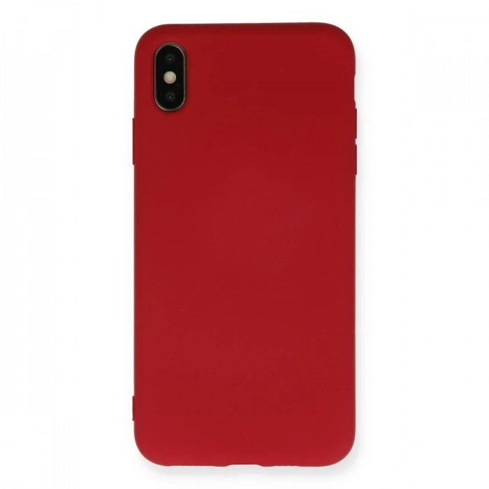 Newface iPhone XS Max Kılıf Nano içi Kadife Silikon