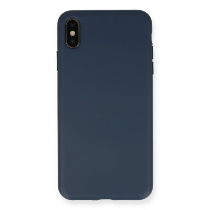 Newface iPhone XS Max Kılıf Nano içi Kadife Silikon
