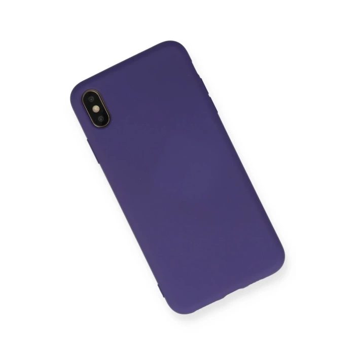 Newface iPhone XS Max Kılıf Nano içi Kadife Silikon