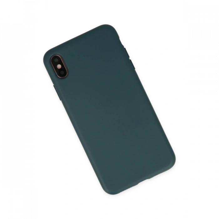 Newface iPhone XS Max Kılıf Nano içi Kadife Silikon