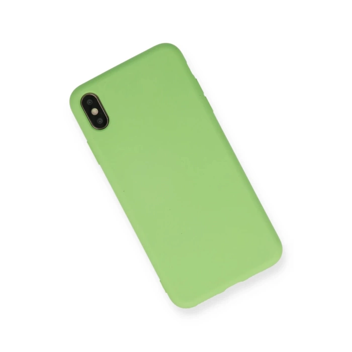 Newface iPhone XS Max Kılıf Nano içi Kadife Silikon
