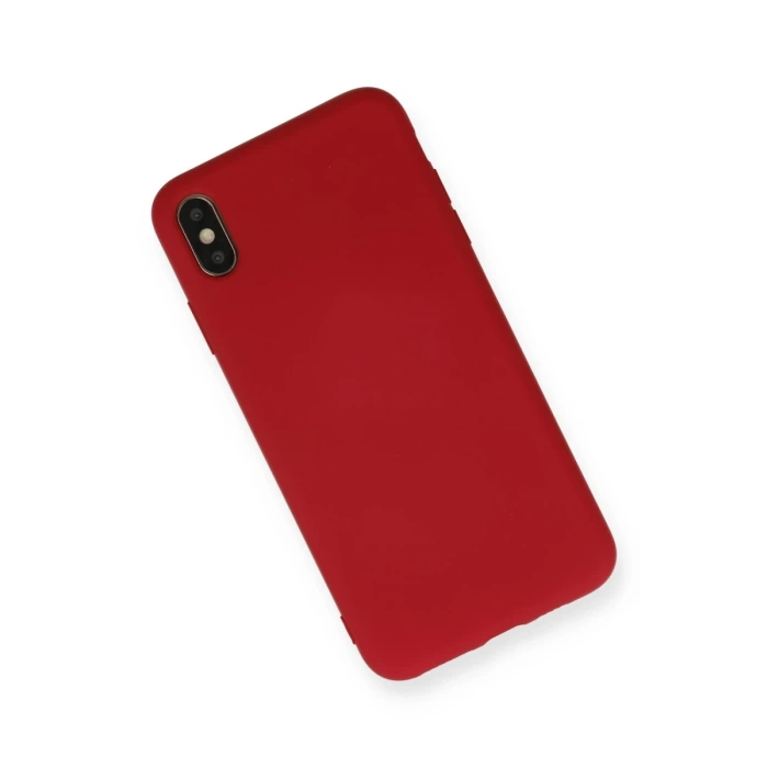 Newface iPhone XS Max Kılıf Nano içi Kadife Silikon