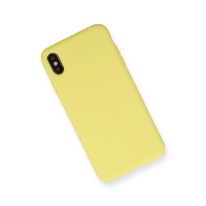 Newface iPhone XS Max Kılıf Nano içi Kadife Silikon