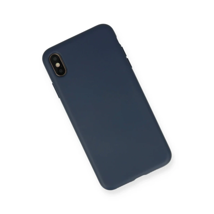 Newface iPhone XS Max Kılıf Nano içi Kadife Silikon