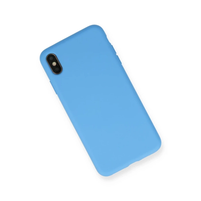 Newface iPhone XS Max Kılıf Nano içi Kadife Silikon