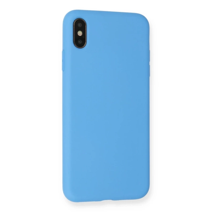 Newface iPhone XS Max Kılıf Nano içi Kadife Silikon