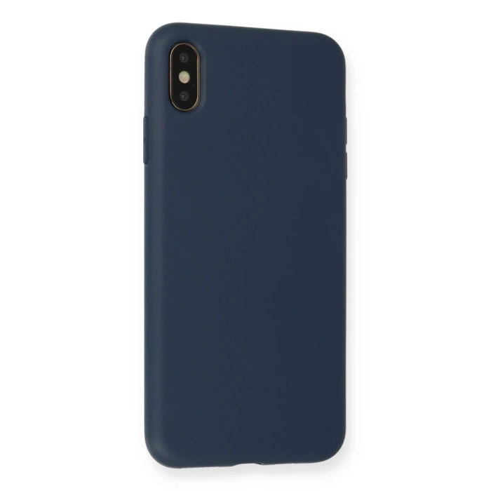 Newface iPhone XS Max Kılıf Nano içi Kadife Silikon