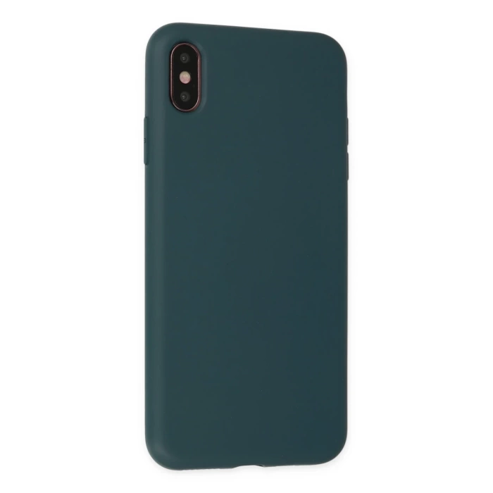 Newface iPhone XS Max Kılıf Nano içi Kadife Silikon