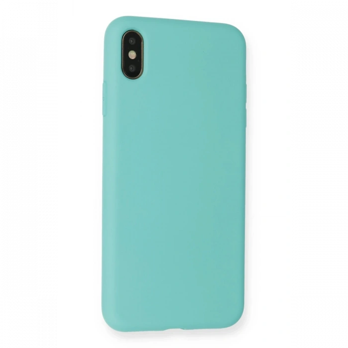 Newface iPhone XS Max Kılıf Nano içi Kadife Silikon