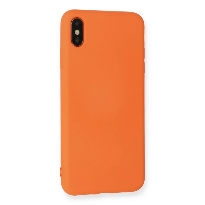 Newface iPhone XS Max Kılıf Nano içi Kadife Silikon