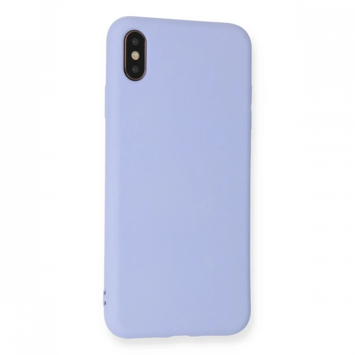 Newface iPhone XS Max Kılıf Nano içi Kadife Silikon
