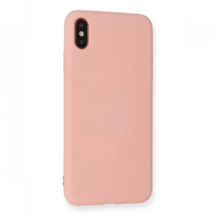 Newface iPhone XS Max Kılıf Nano içi Kadife Silikon