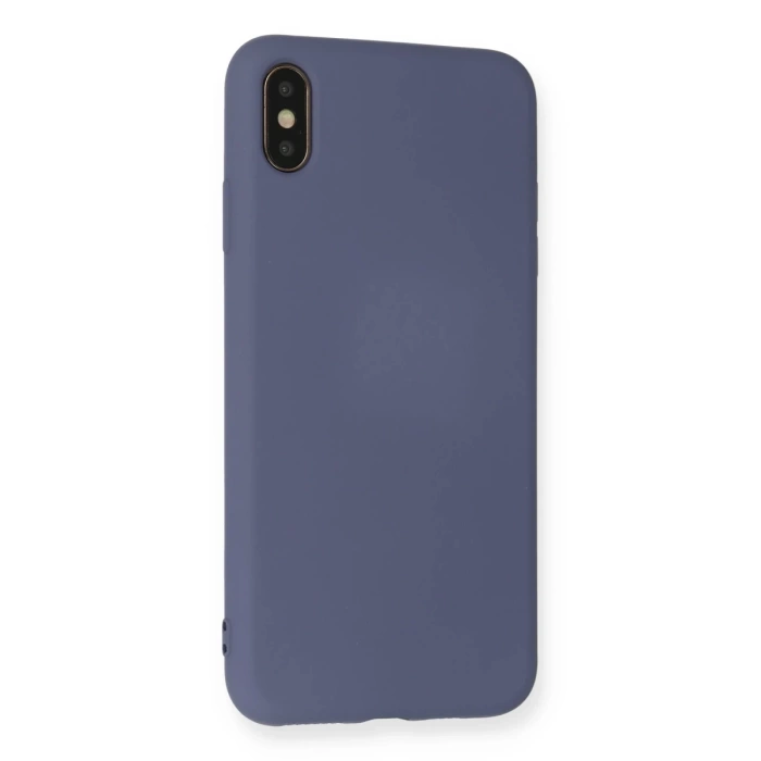 Newface iPhone XS Max Kılıf Nano içi Kadife Silikon