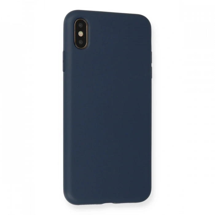 Newface iPhone XS Max Kılıf Nano içi Kadife Silikon
