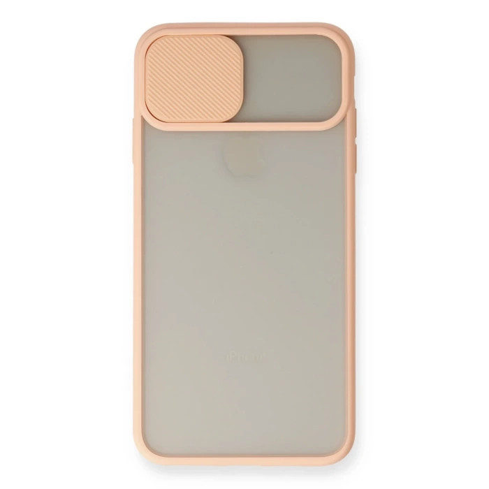 Newface iPhone XS Max Kılıf Palm Buzlu Kamera Sürgülü Silikon
