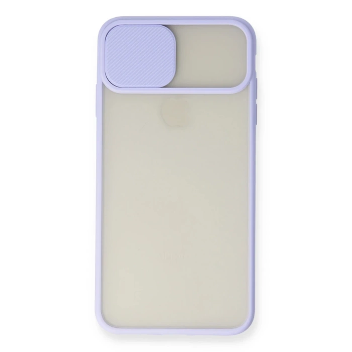 Newface iPhone XS Max Kılıf Palm Buzlu Kamera Sürgülü Silikon