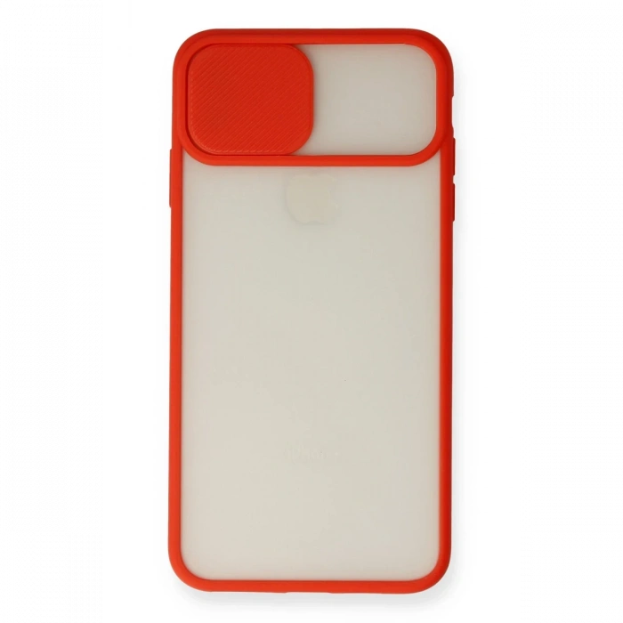 Newface iPhone XS Max Kılıf Palm Buzlu Kamera Sürgülü Silikon