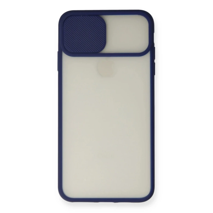 Newface iPhone XS Max Kılıf Palm Buzlu Kamera Sürgülü Silikon