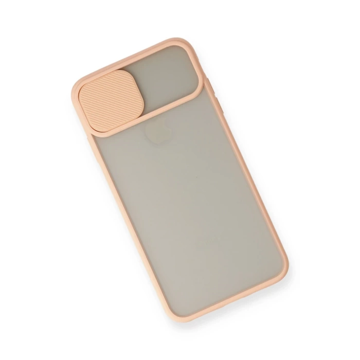 Newface iPhone XS Max Kılıf Palm Buzlu Kamera Sürgülü Silikon